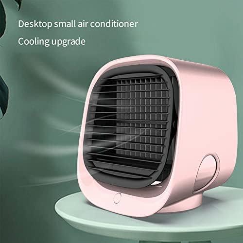 Мини климатик, преносен навлажнувач за полнење и вентилатор за климатизација за ладење, 3-брзински режим на спреј во домови за