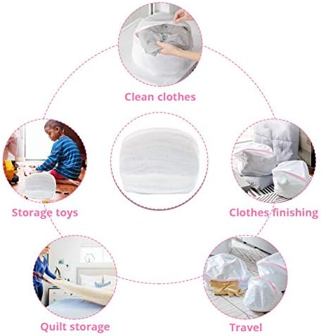 Мџија Мрежести Кеси За Перење За Деликатеси Со Врвен Патент, Чување За Патување Организирајте Торба, Торби За Перење Облека