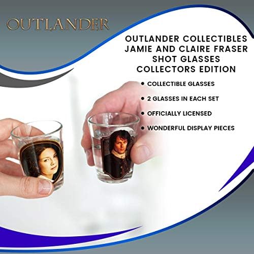 Надреална Забава Outlander Колекционерски Џејми И Клер Фрејзер Застрелан Очила | Колектори Издание