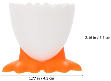 АБОФАН Држач За Велигденски Јајца 40 парчиња Новина Држач За Чаши За Јајца Стојат Пилешки Стапала Чаши За Јајца Сурови Меки Тврдо Варени Чаши За Јајца Поставени За П