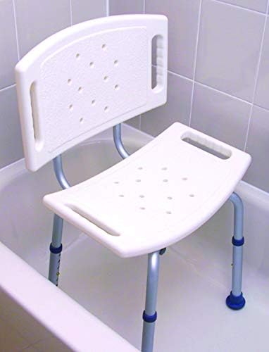 Основно Медицинско Снабдување Прилагодлива Алатка Бесплатна Туш Клупа За Туширање Со Удар Со Отстранлив Грб