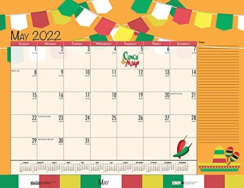 Куќа На Дулитл 2022 Месечен Календар За Подлога За Биро, Сезонски, 22 х 17 инчи, јануари-декември
