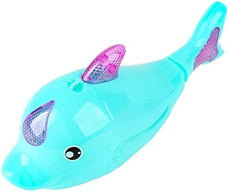 Игри 2 години Електрично одење пеејќи музичко осветлување на делфини играчка со поводник деца интерактивна играчка Божиќна играчка подарок случајни игри во боја з