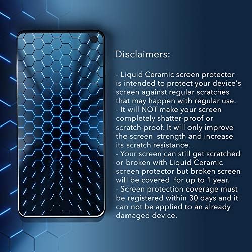 Заштитник ЗА Екран ОД ТЕЧНО Керамичко Стакло Со Покриеност | Бришење Од 300 долари На Нано Заштита Отпорна На Гребење И Кршење За Сите