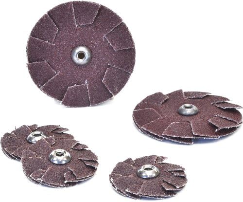 Arc Abrasives 33972 Дискови со преклопување на спин-на, дијаметар од 1-1/4-инчен, 100-пакет