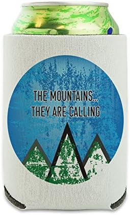 Планините Што Ги Нарекуваат Пешачење Природата Може Ладилник - Пијте Ракав Гушкач Склопувачки Изолатор-Држач За Изолација На Пијалоци