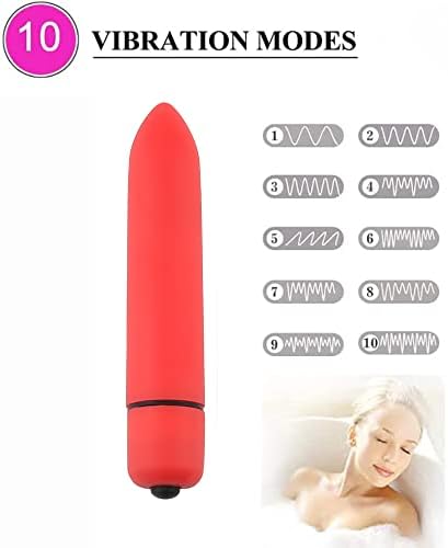 Моќен вибратор на куршуми со 10 режими, преносен мини стимулатор за вагината на џеб, водоотпорен супер силен сексуален играчки за возрасни за жени