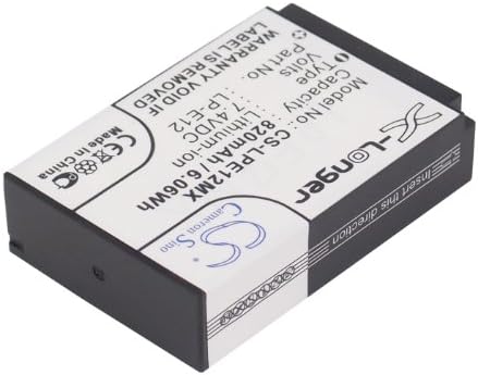 Замена на батеријата BCXY за CAN0N EOS M50, EOS M, EOS M2, EOS-M10, EOS-M50, EOS-M100, Дел бр. LP-E12 LC-E12 батерија