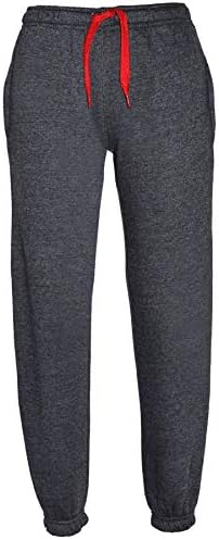 A2Z 4 Детска обична тренерска јаглен и црвен контраст Худи со џогерс џогирање џемпери за џемпери, панталони за активни облеки