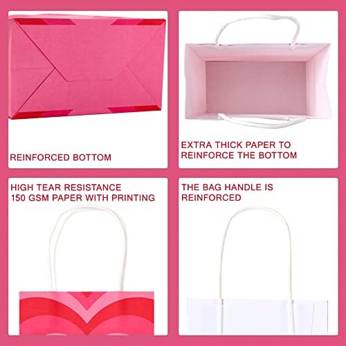 Екоптимизирајте Торба За Подароци Со Ткивна Хартија за Денот на Вљубените - 24 ПАРЧИЊА Мала Големина-Еколошка Крафт Бела Хартиена