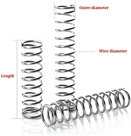 Изворите на компресија се погодни за повеќето дијаметар на жицата I жица 0,3мм компресија пролетен не'рѓосувачки челик притисок