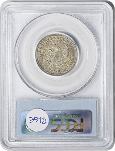 1853 P Либерти седнати стрели и зраци четвртина PCGS AU55