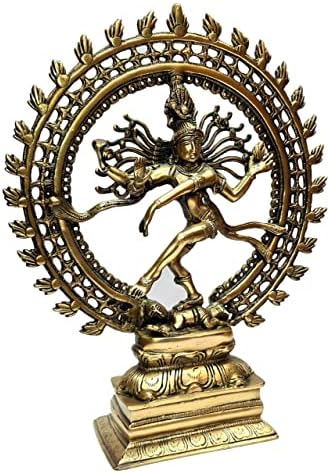 Еспланада месинг Натрај Статуа Скулптура Шива - Натарај Господ на танцот Натраџан