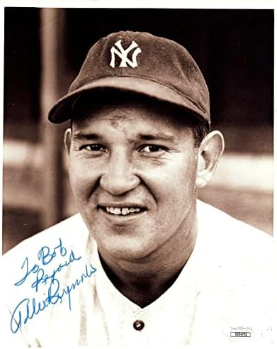 Али Рејнолдс NYујорк Јанки потпиша 8x10 Бејзбол фотографија со JSA COA - Автограмирани фотографии од MLB