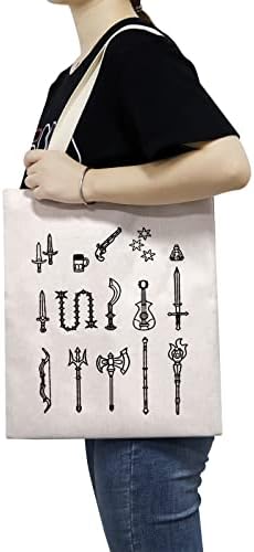 TSOTMO DEREATER DEARER TOTE BAG DRAGONS GAY GAME DD DD CARCLE TAGL за гејмер DND игра додатоци торба за игри Gaming Gaming Gaming