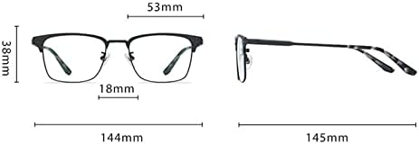Ловорики Гроздобер Сина Светлина Блокирање Очила За Читање Мажи Чист Титаниум Бизнис Плоштад Читач Очила Жени