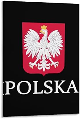 Патриотски полски Полска знаме печатено сликарство wallидни уметности модерни уметнички дела вертикална висечка слика за декорација