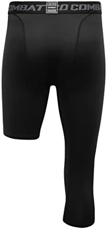 Неоделузија машки панталони за компресија на нозете 3/4 кошаркарски единечни нозе тесни спортски панталони атлетски основни хеланки