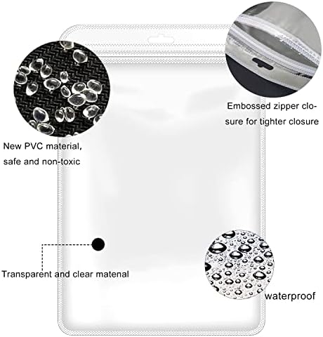 Мини Лизгач Исчистете Пластични Кеси За Заклучување Со Патент Поли Торбички За Пакување Со Дупка За Закачување Чанти За Самозапечатување
