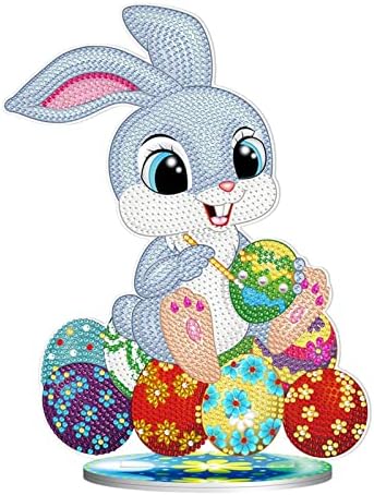 Dbylxmn змеј градина статуи Велигденска вежба Сликарство домашна тркалезна комплети зајаци дијамантски вежба јајца Велигденска