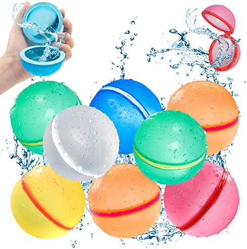 Soppycid Tonoviviy Балони за вода што може да се употреби, само-чистење и брзо пополнете балони со вода бомби, без подигнување по борба со вода,