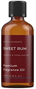 Мистични моменти | Масло за мирис на сладок рум - 100мл - Совршено за сапуни, свеќи, бомби за бања, горилници на масло, дифузери и предмети