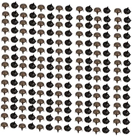Нов LON0167 200pcs 6mm зашилен дизајн хартија Бред бронзен тон за сноп -книги DIY занает (200 Stücke 6mm Spitzen Design Papier Brad Bronze Ton Für ScrapBooking DIY Handwerk