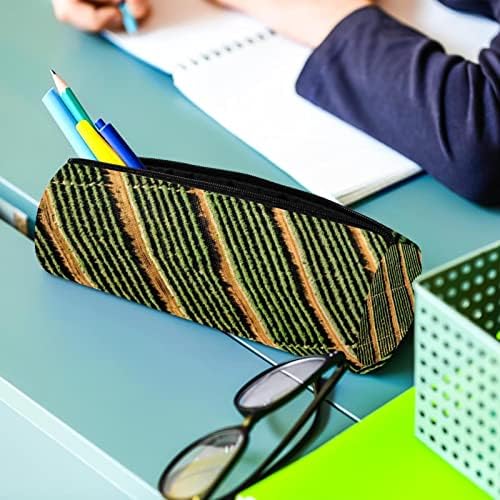 Лента зелена молив случај Студентска канцелариска торбичка торбичка за патент пенкало за козметика торба за училишни студенти канцеларии