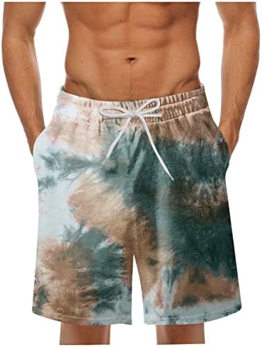 Miashui 38 табла шорцеви мажи мажи пролетни летни панталони панталони печатени спортски плажа панталони со костими за капење со табла