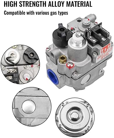 700-506 гас вентил 720000 BTU/H Fit for Robertshaw 700 серии, комбинирани делови за поправка на вентили за гас на печки, брзо отворање, за природни, произведени, мешани, LPG и LPG/воздух ме?