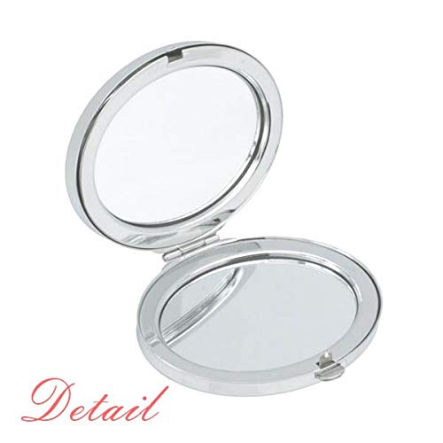 Шестоаголник ромбус точки на нордиска шема огледало преносно преклопно шминка за двојни странични очила