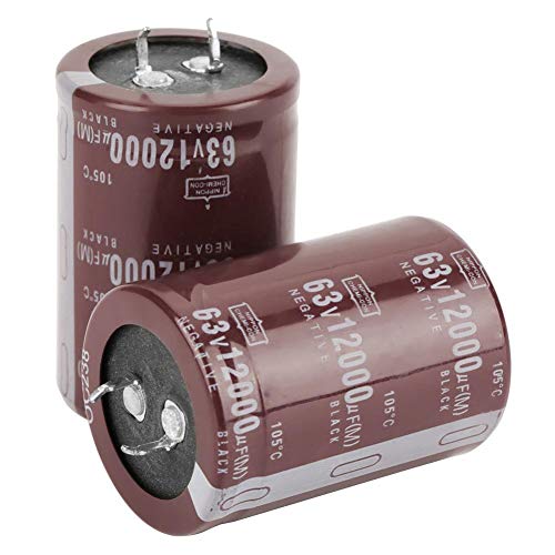 2 парчиња 12000UF 63V Хифи Електролитски Кондензатори Аудио Кондензатор Електронска Компонента За Контрола На Колото