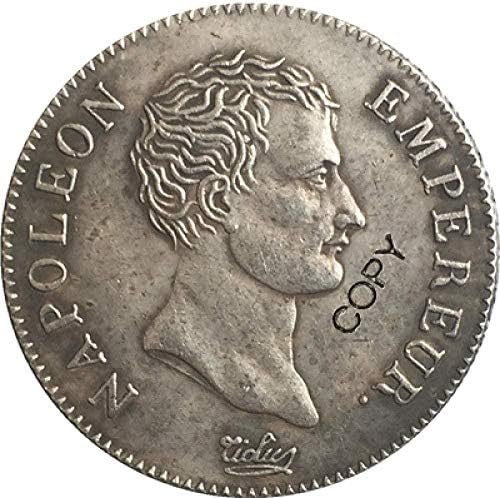 Франција Наполеон I 1806 А 2 франци монети копирање на копирање украси колекција подароци