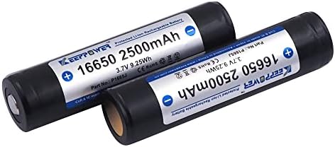 2 парчиња 3.7 V 16650 2500mah Копче Врвот Полнење Литиум Батерии За Фенерче КАКО E2T-MV E2DLU-SF6P G2X LX 6P 9P G2 M951 E2DL P2XD