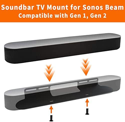 Notiela Soundbar Монтирање За SONOS Beam Тв Монтирање, Држач За Монтирање На Звучна Лента За Sonos Seam Монтирање На Звучна Лента Под ТВ