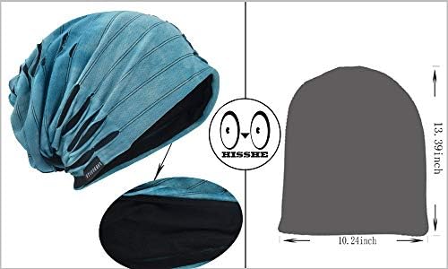 Женска слабиот бени тенок мек обложен капа за спиење лесна капа од лесна капа од хемо -шлаканица