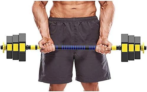 Mmaxz Barbell Set за мажи и жени, со Roding Rod, може да се користи како Home Fitness Sports Barbell 10kg, 15kg, 20 кг