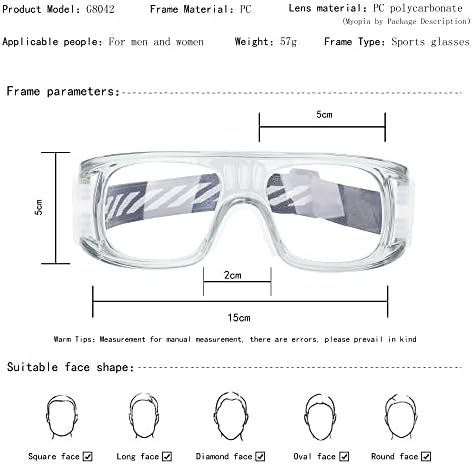 Очила за ракета со Soogree - Анти -магла за апсорпција на шок Спортски очила Кошарка Фудбалско заштитно прилагодување на каишот