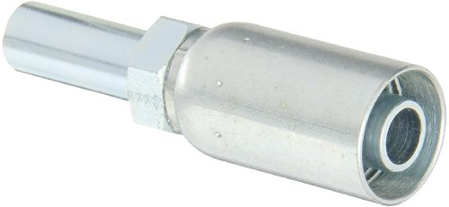 Eaton Weatherhead Coll-O-Crimp 10u-T10 stardpipe Straight Tube Fister, низок јаглероден челик, 5/8 ID на црево, 5/8 Tube-OD