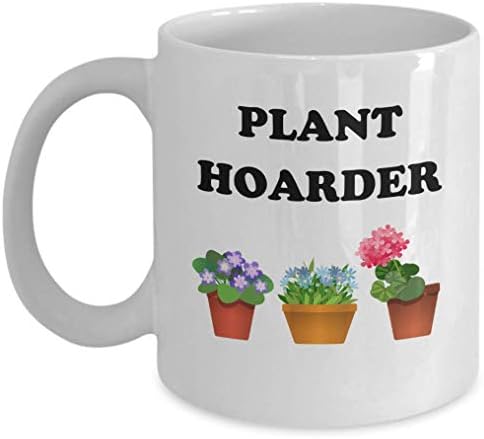 Подарок за градинарско кригла од кафе - растителен засадувач - смешни градинарски теми подароци за градинар - хорикултура хоби шега подароци