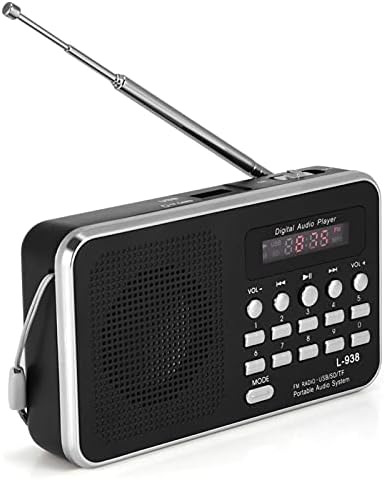 Дигитален аудио плеер со дигитален екран за поддршка FM радио TF картичка за лаптопи, MP3, MP4, итн.