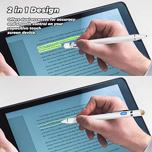 Пенкало за стилот за Acer Chromebook Spin 11 13 моливи, Evach Digarge, Digital Pencil со 1,5 mm Ultra Fine Tip Stist Pens Pens за Acer Chromebook Spin 11 13, бело