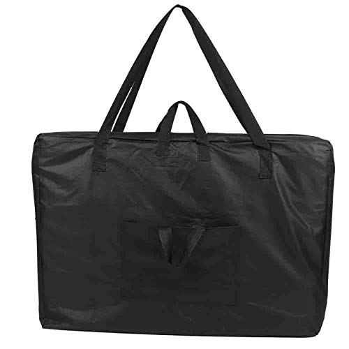 Торба за маса за масажа, преносна маса за масажа торба за носач, носач, стандарден случај на црно универзално носење, професионален спа -кревет торбичка торба за рам