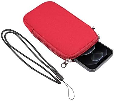 Телефонски куќиште за носење, џебен клип Неопрен Телефонски ракав, 5,4 инчи Универзална мобилна торбичка за мобилна торбичка мобилна торба