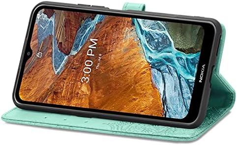 Монвутонг Паричник Случај За Nokia G300, Mandala Модел СТП Кожа Флип Kickstand Телефон Случај Со Силна Магнетна Затворач И Пари Картичка