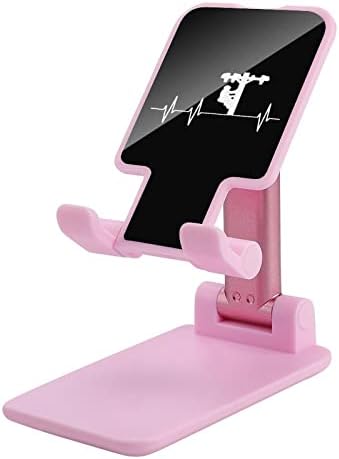 Пластичен мобилен телефон со отчукувања на срцето, кој се прилагодува на аголот Висина на телефонот, компатибилен со сите телефони