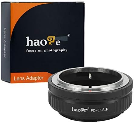 Адаптер за монтирање на леќи Haoge за леќи за канон FD до канон RF монтирање камера, како што е Canon EOS R.