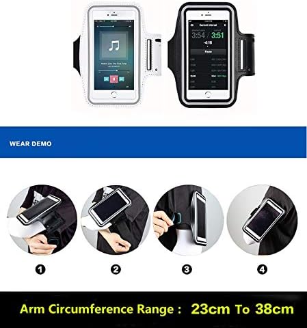 QWERTG Sports Arm Pack 6.0 5,5 инчен мобилен сопственик на мобилен телефон за женски рачни смартфони чанти сабја за лежење за фитнес