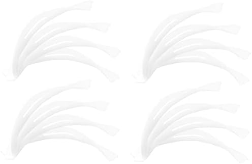 Cabilock 40 компјутерски закачалки со сунѓерски обвивка за закачалки за заштитна кутија за палто, закачалка бела