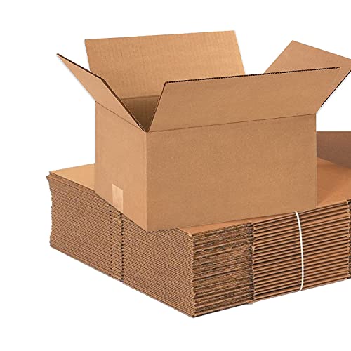 Кутии за испорака Aviditi мали 12 L x 9 W x 6 H, 25-пакет | брановидна картонска кутија за пакување, движење и складирање